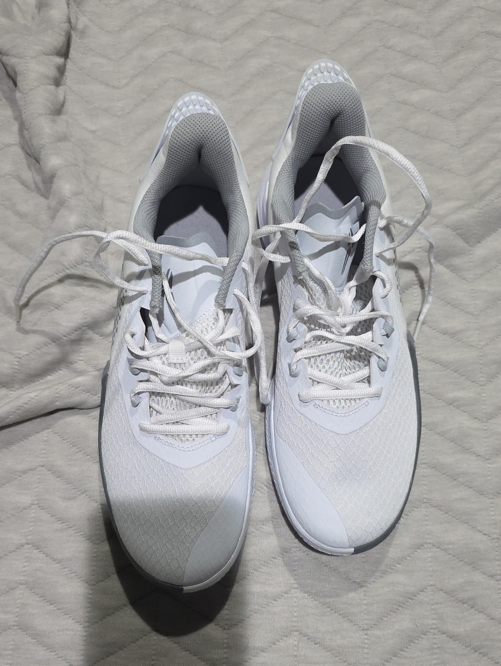 Nike Men's All-White Athletic Running Shoes